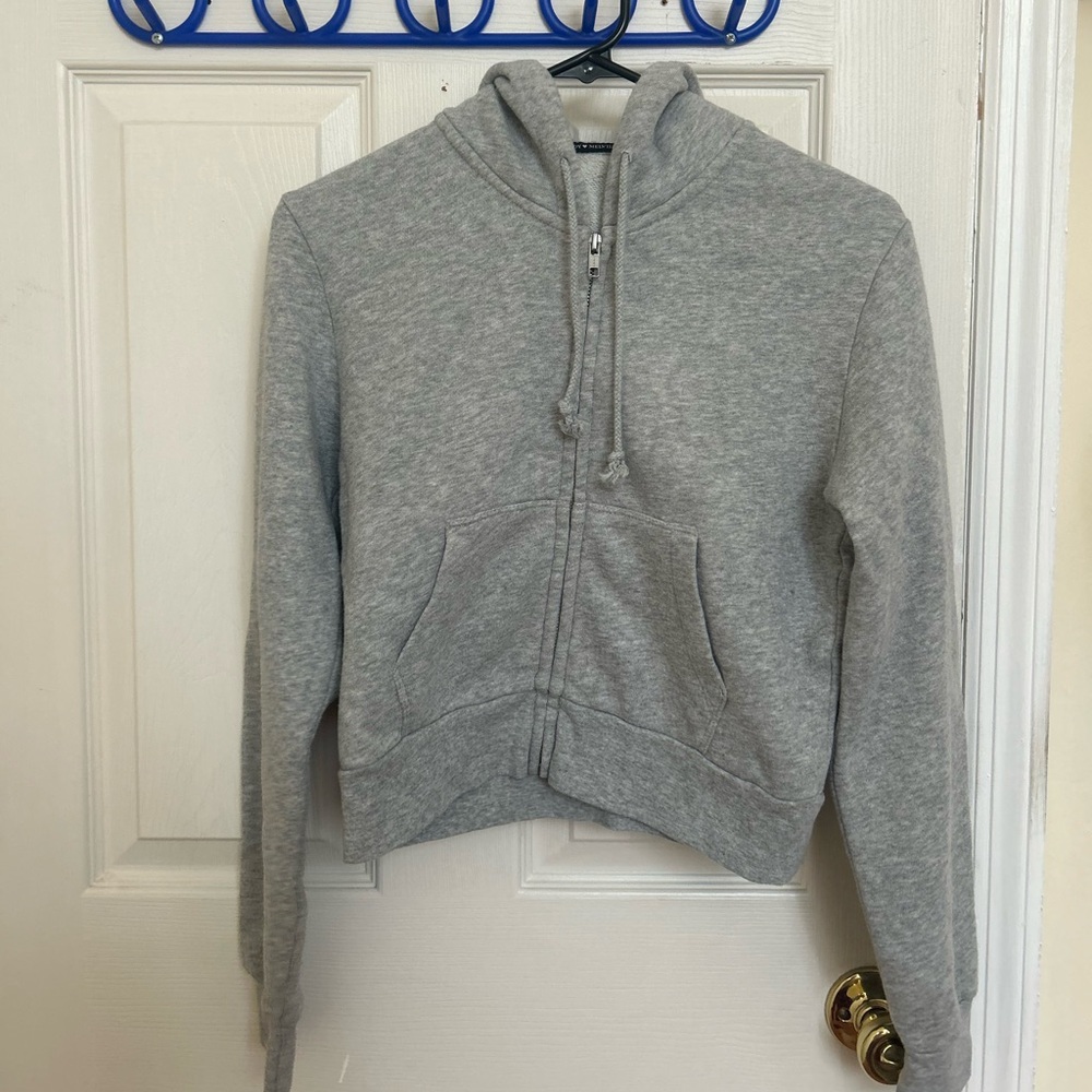 Brandy Melville Cropped Zip